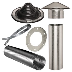 Steel Roof Rangehood Flue Kit